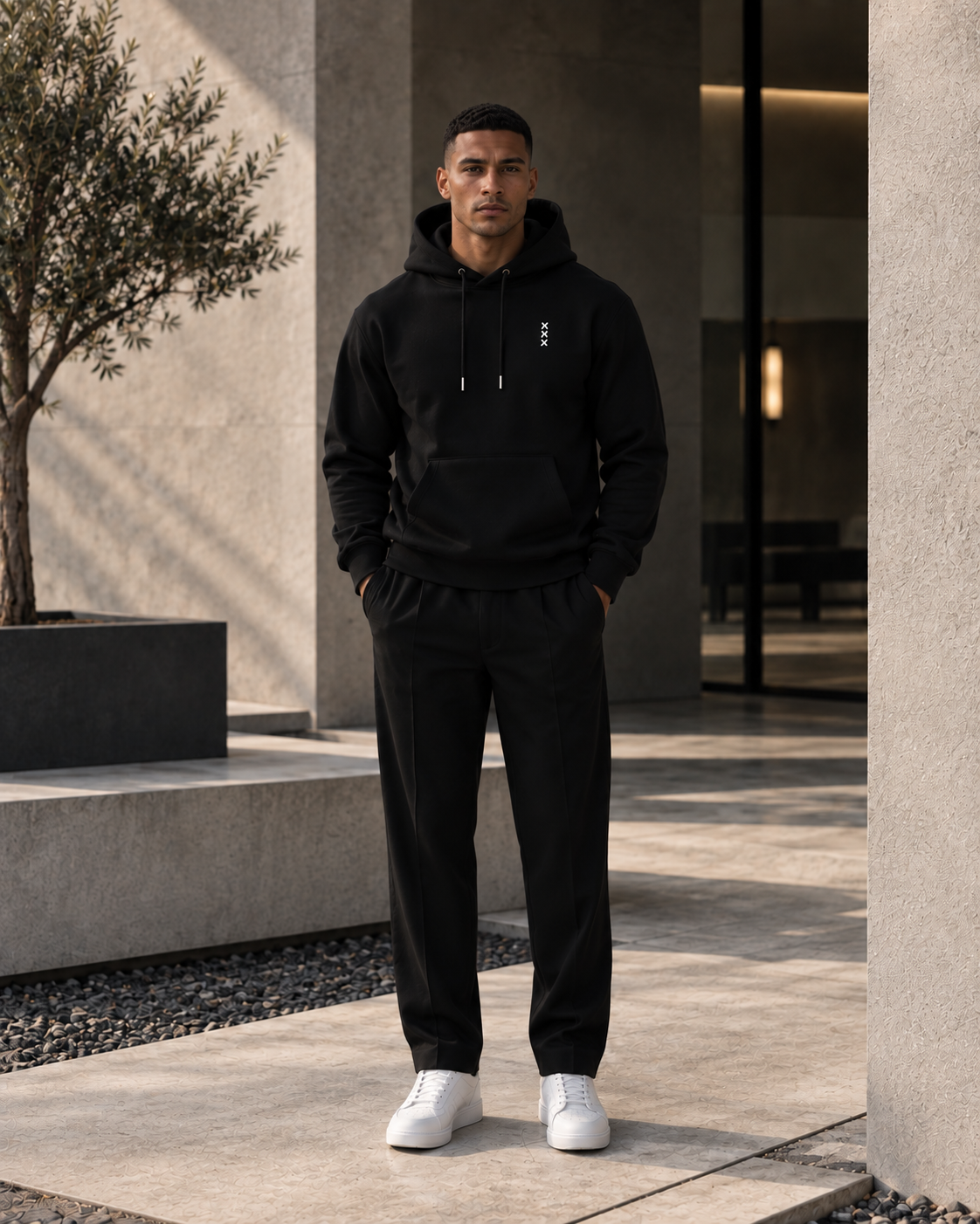 AMS Black Hoodie