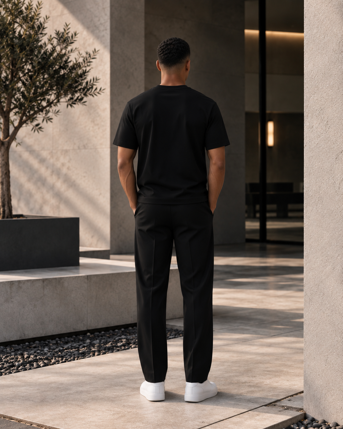 AMS Black T-Shirt