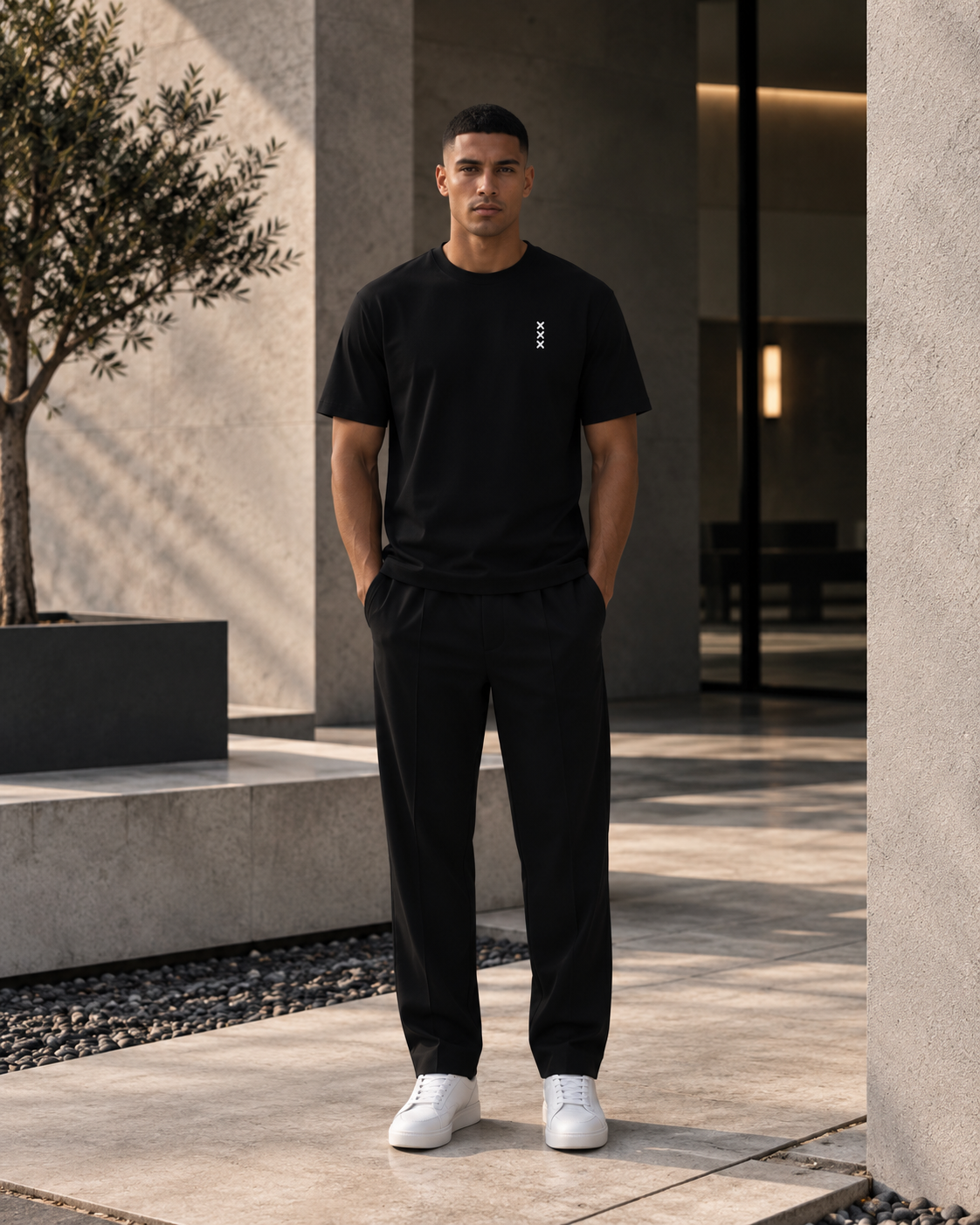 AMS Black T-Shirt